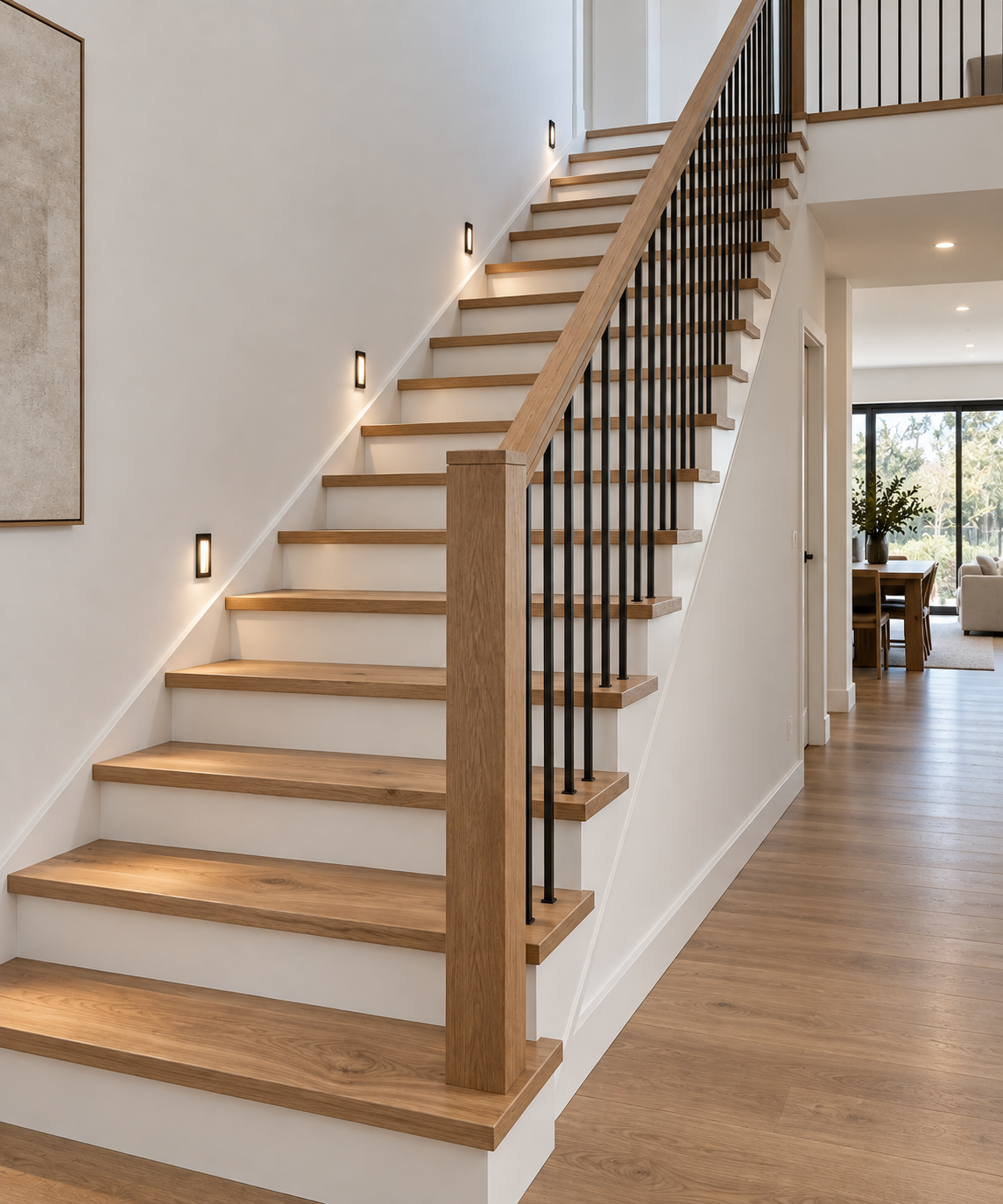 Custom Hardwood Staircases