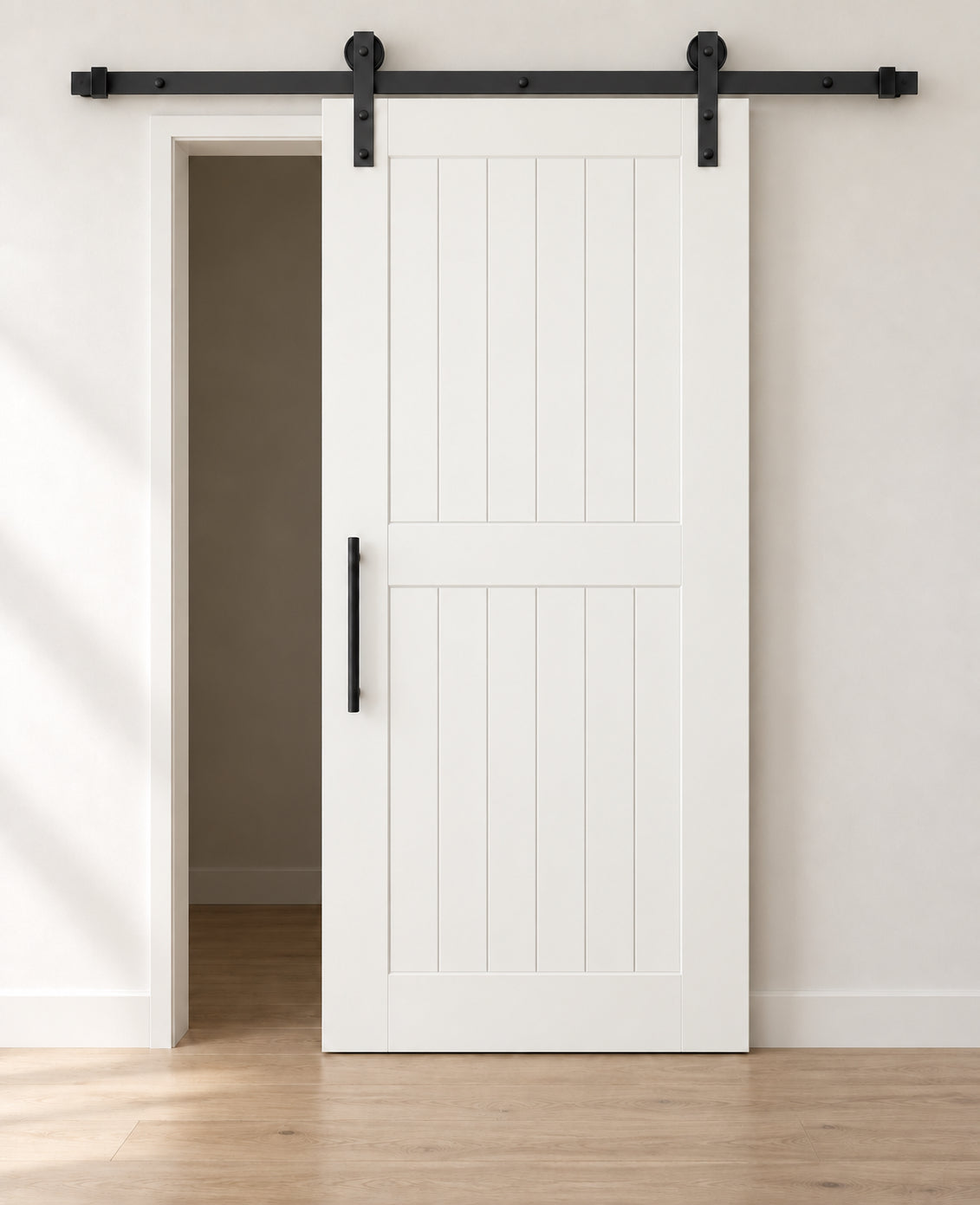 2 Panel V Groove Barn Door