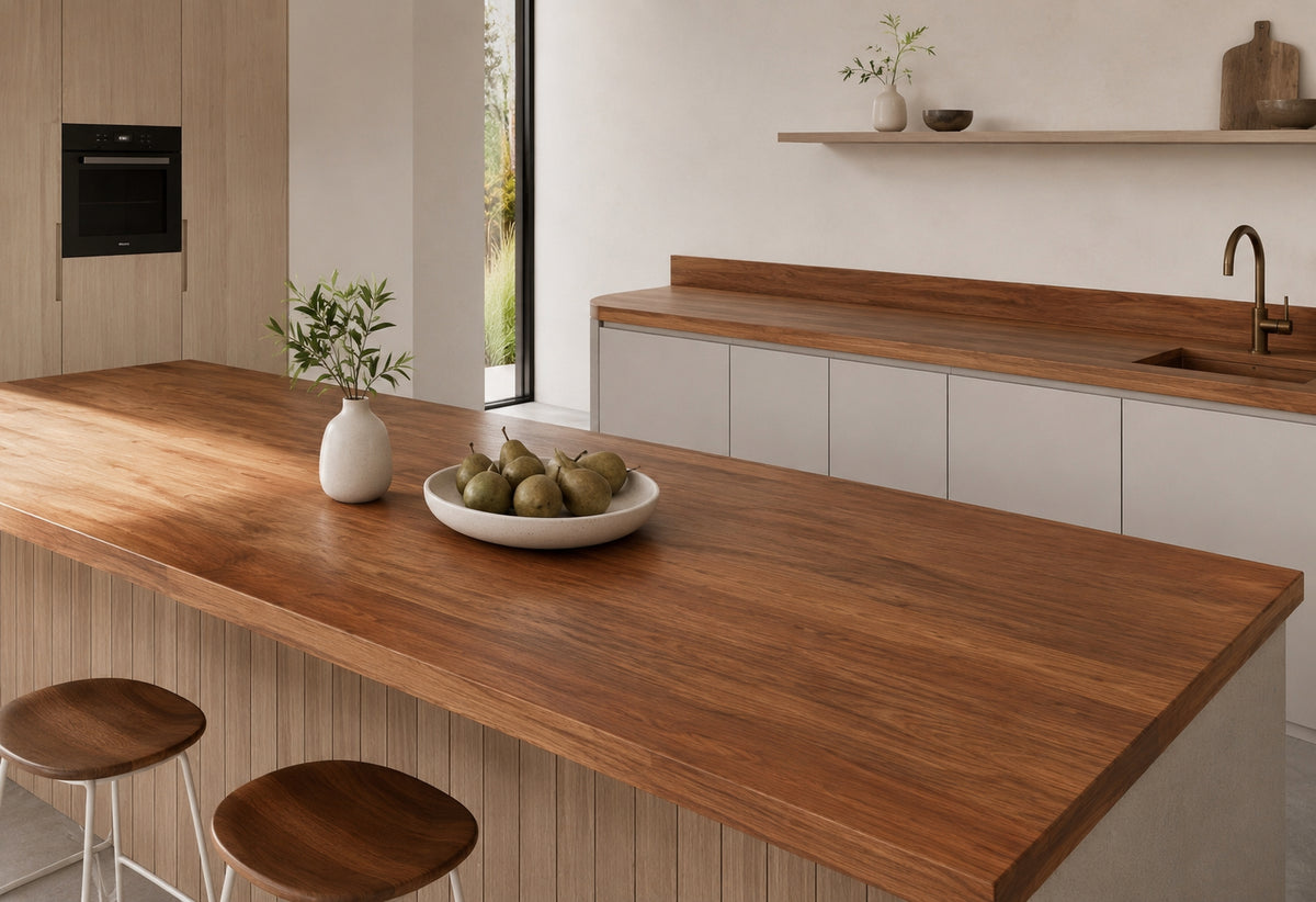 40mm Hardwood Timber Benchtops